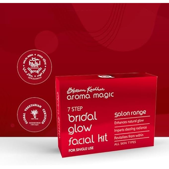 Aroma Magic طقم وجه توهج العروس - للاستخدام الفردي، طبيعي، 5.43 جرام - Image 3